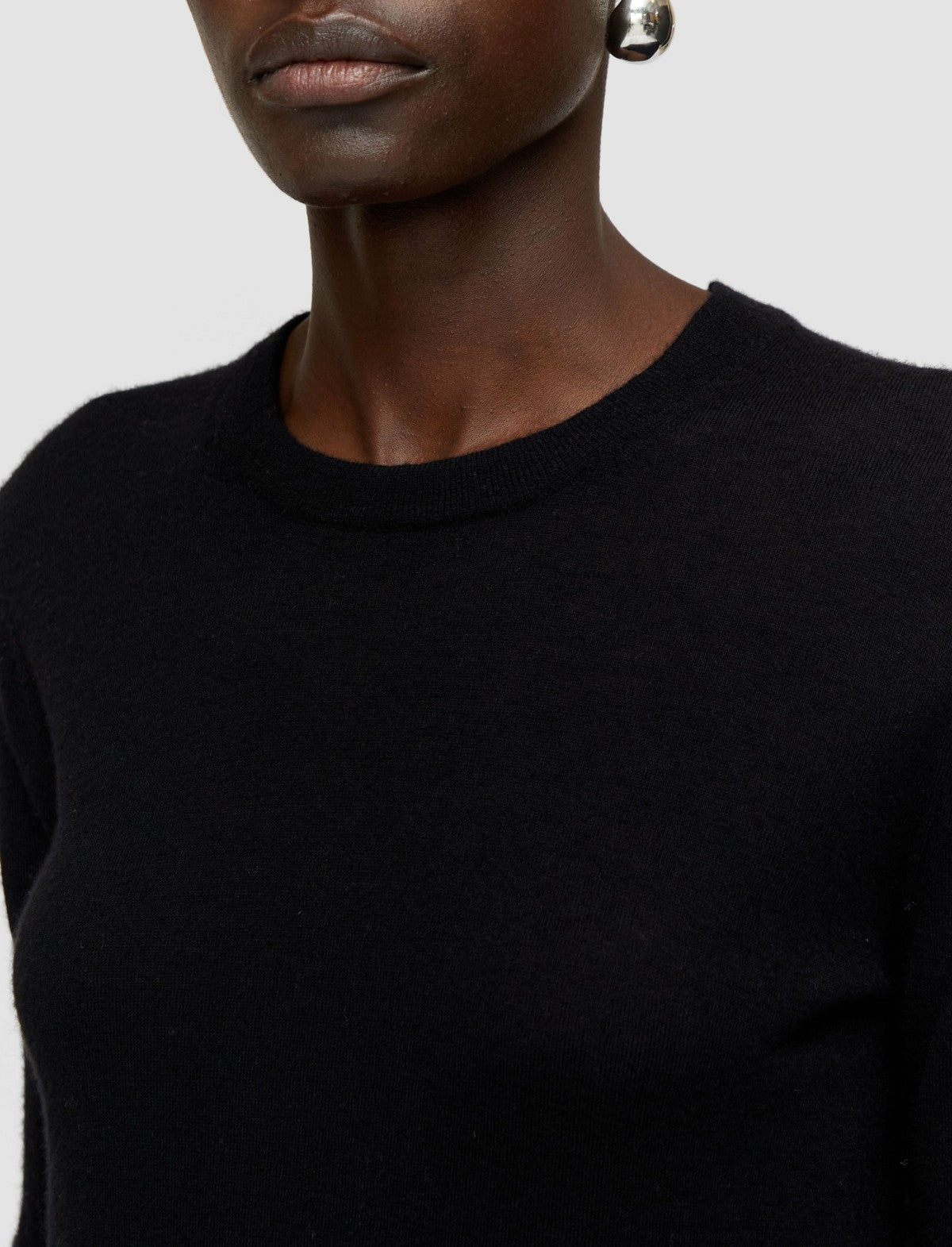 JOSEPH Fashion Women Cashair Round Neck Jumper Black