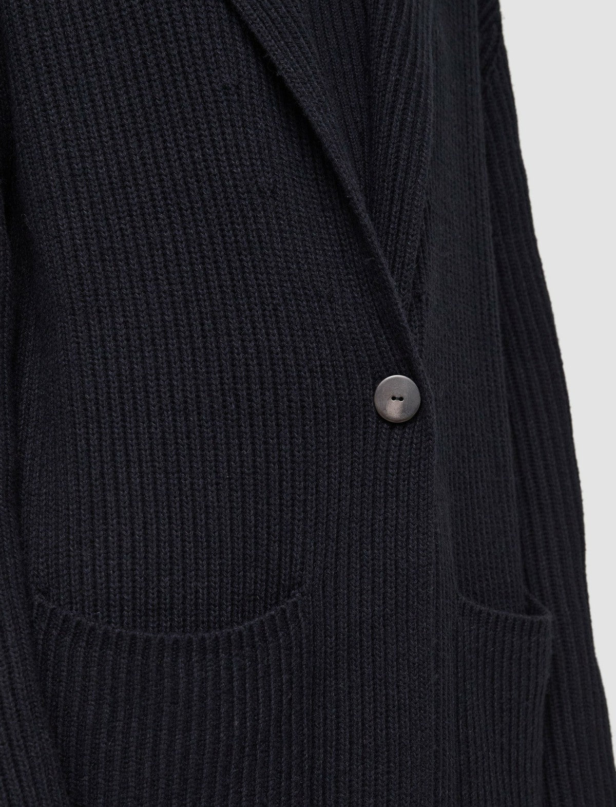 JOSEPH Fashion Women Luxe Cardigan Stitch Coat Black