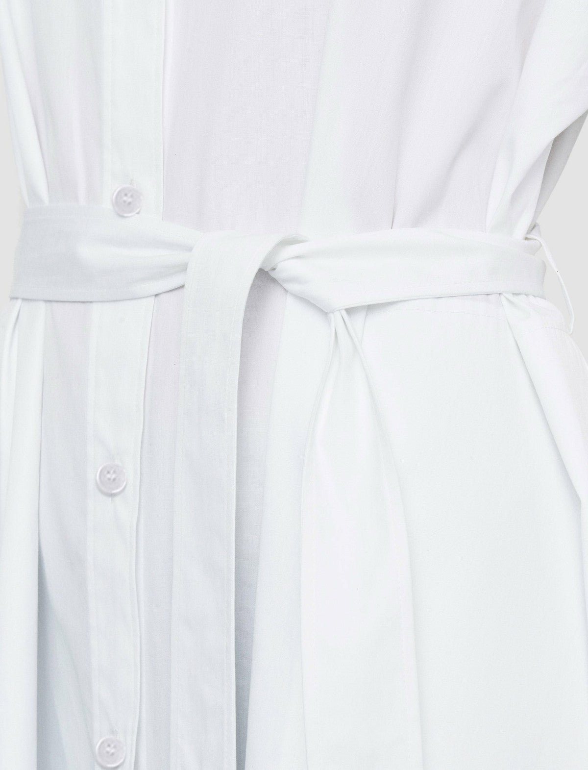 JOSEPH Fashion Women Poplin Darwin Dress White