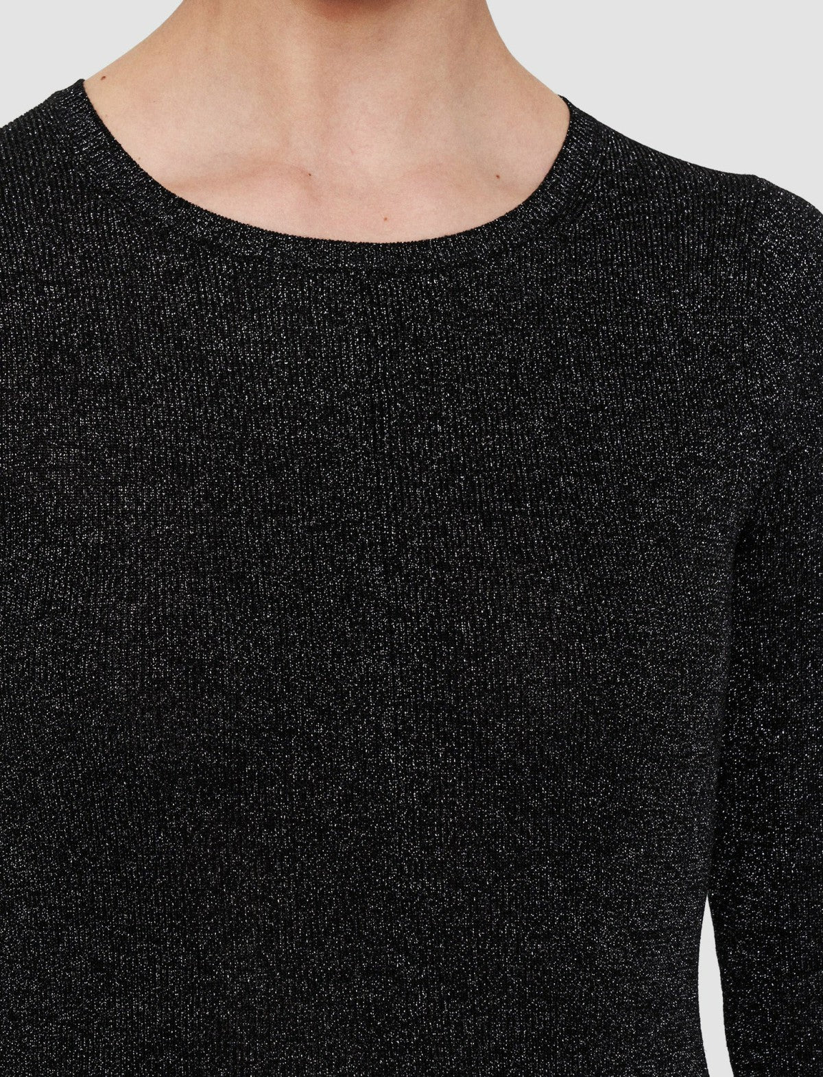 JOSEPH Fashion Women Lurex Knit Dress Black