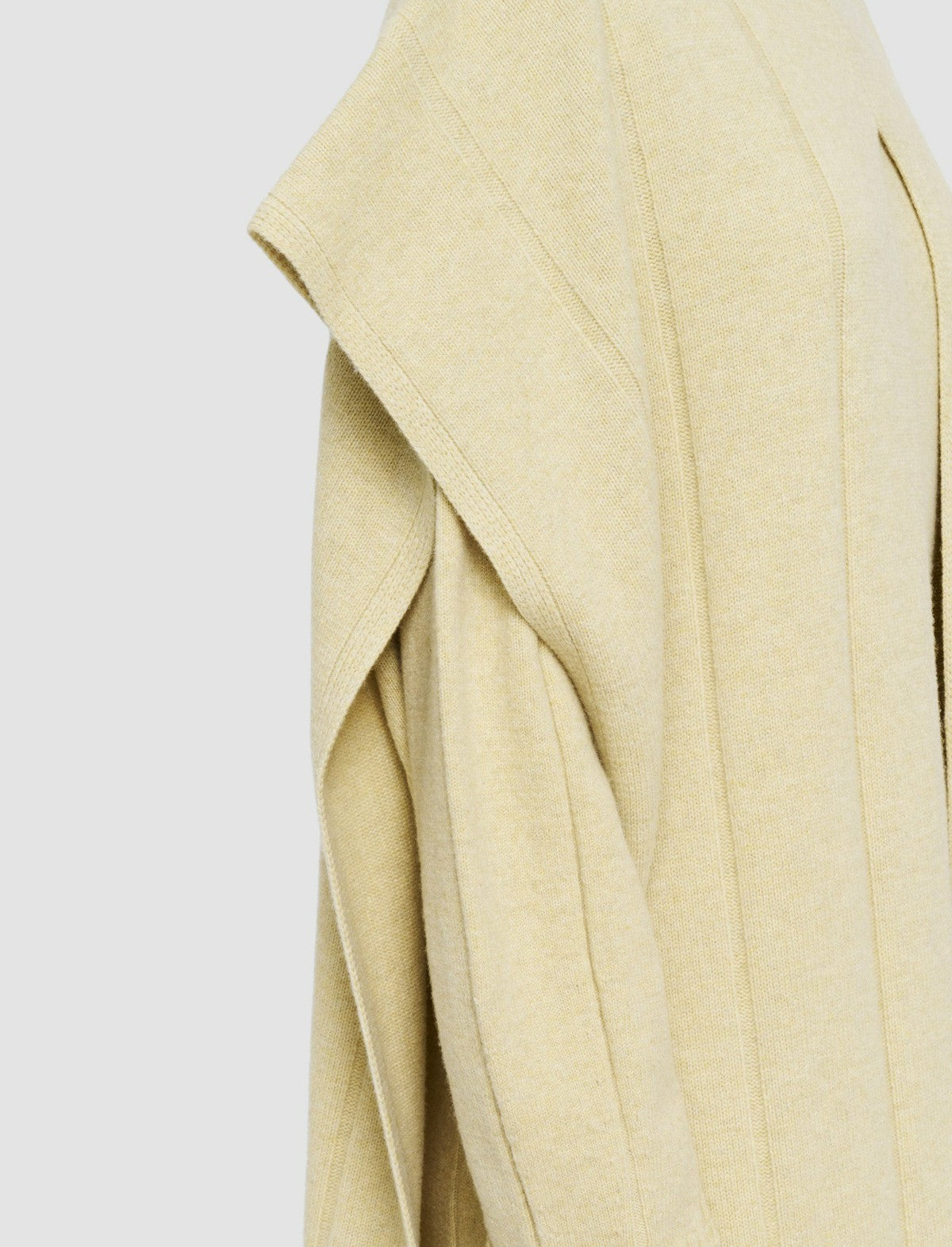 JOSEPH Fashion Women Soft Wool Poncho Pale Olive