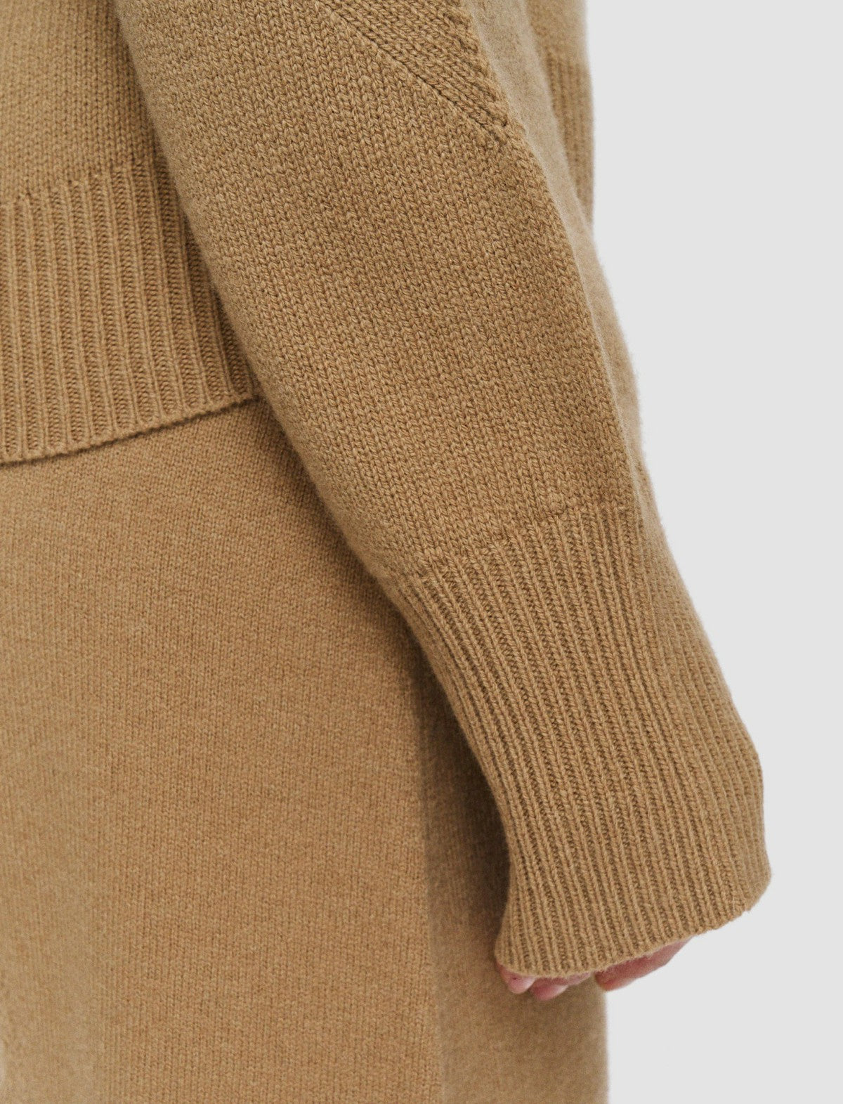 JOSEPH Fashion Women Soft Wool Round Neck Jumper Oak