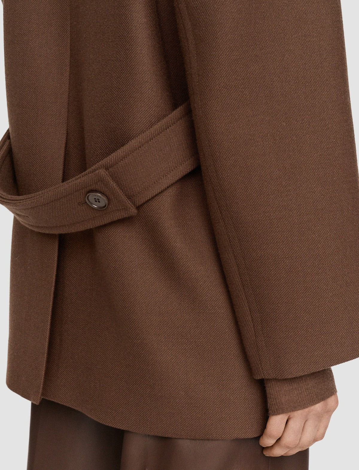 JOSEPH Fashion Women Heritage Wool Laure Coat Arabica