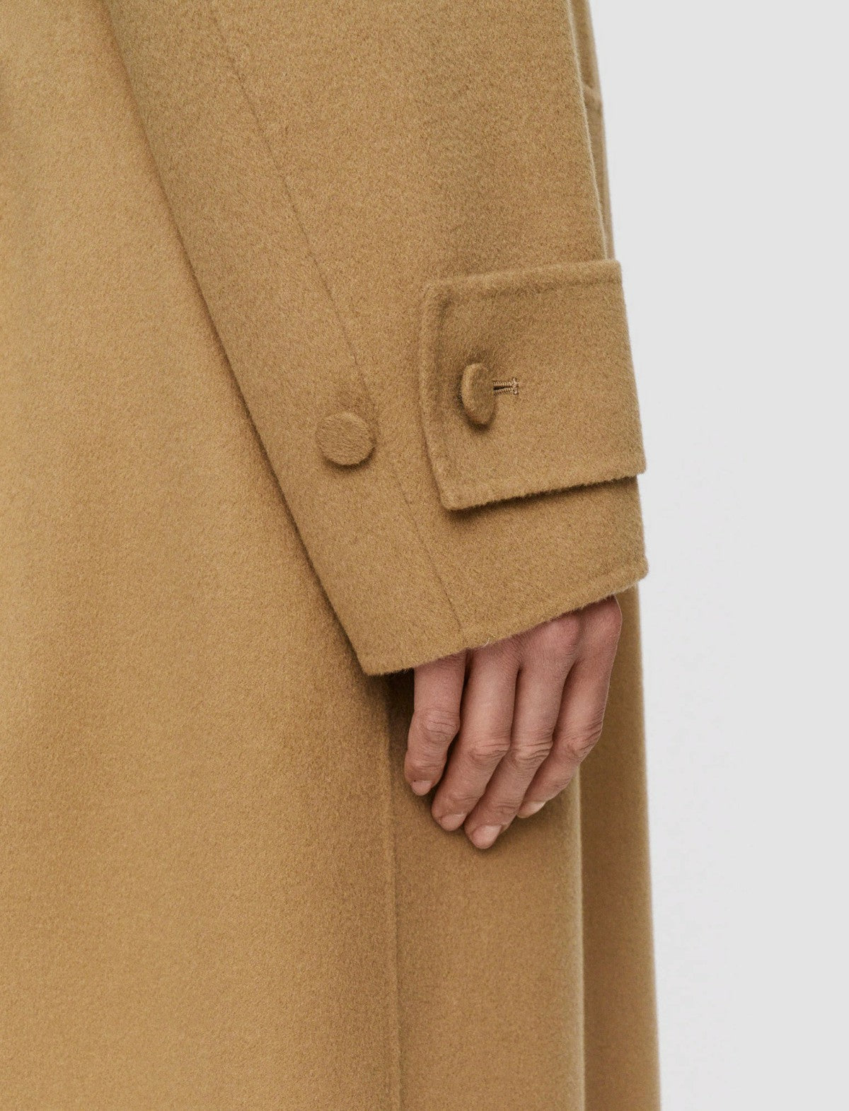 JOSEPH Fashion Women Arline Double Face Cashmere Coat Oak