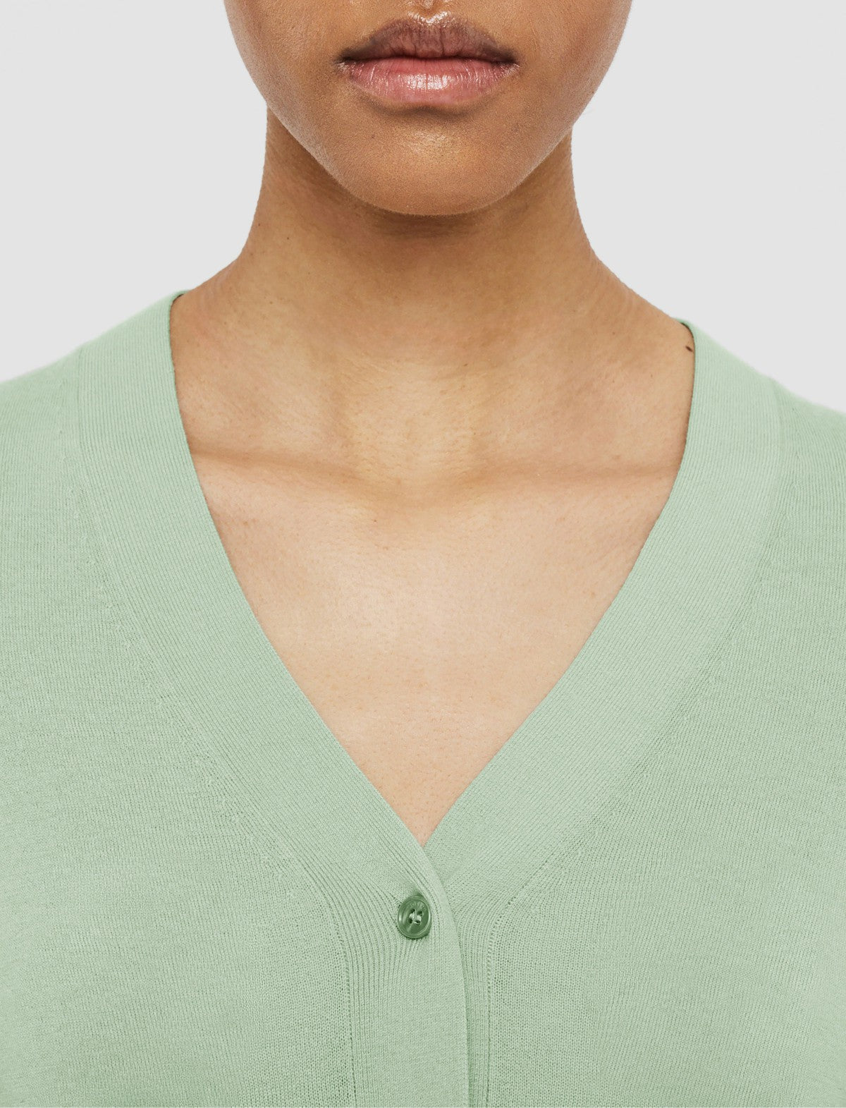 JOSEPH Fashion Women Cashair Cardigan Matcha