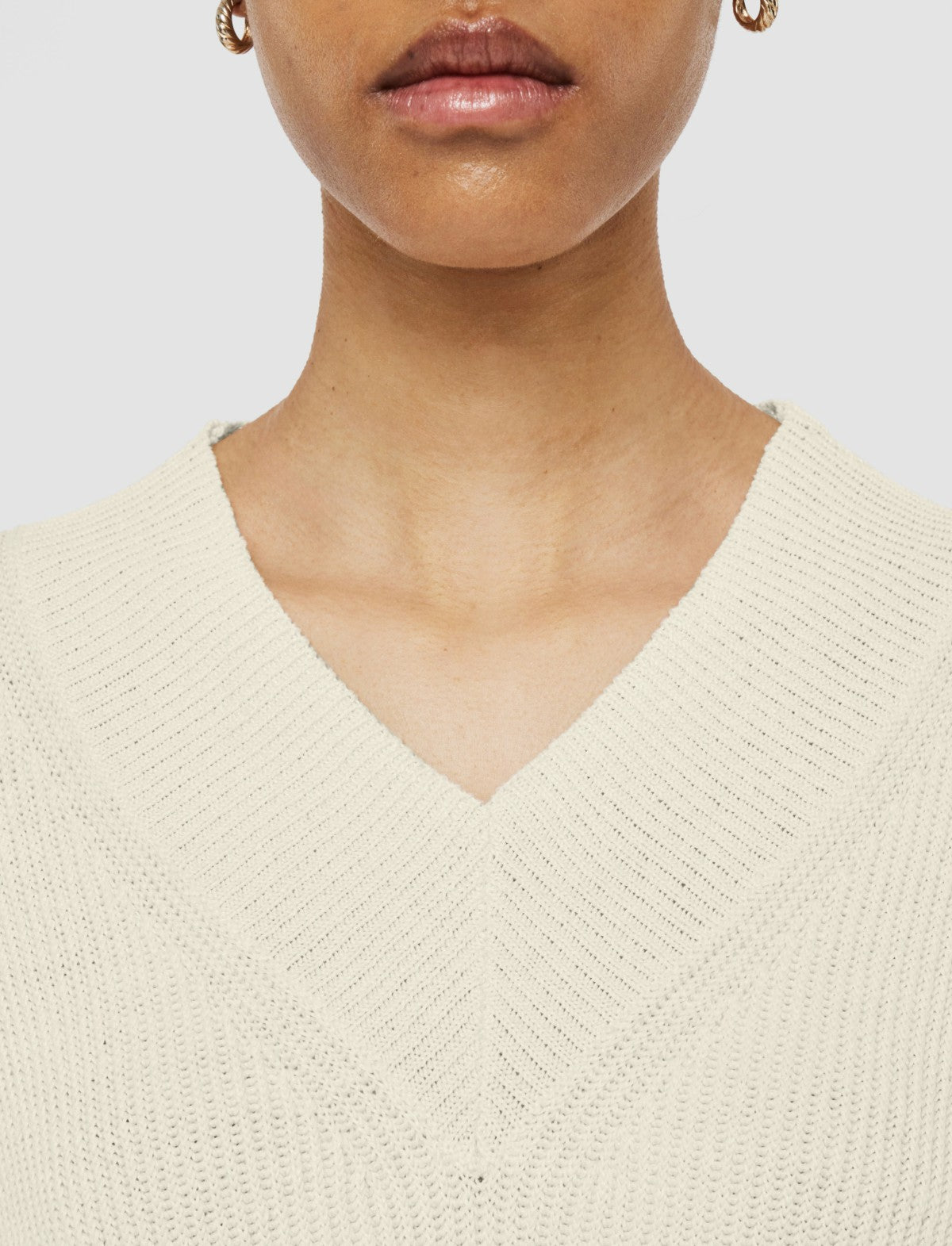JOSEPH Fashion Women Linen Blend Knit Jumper Ivory