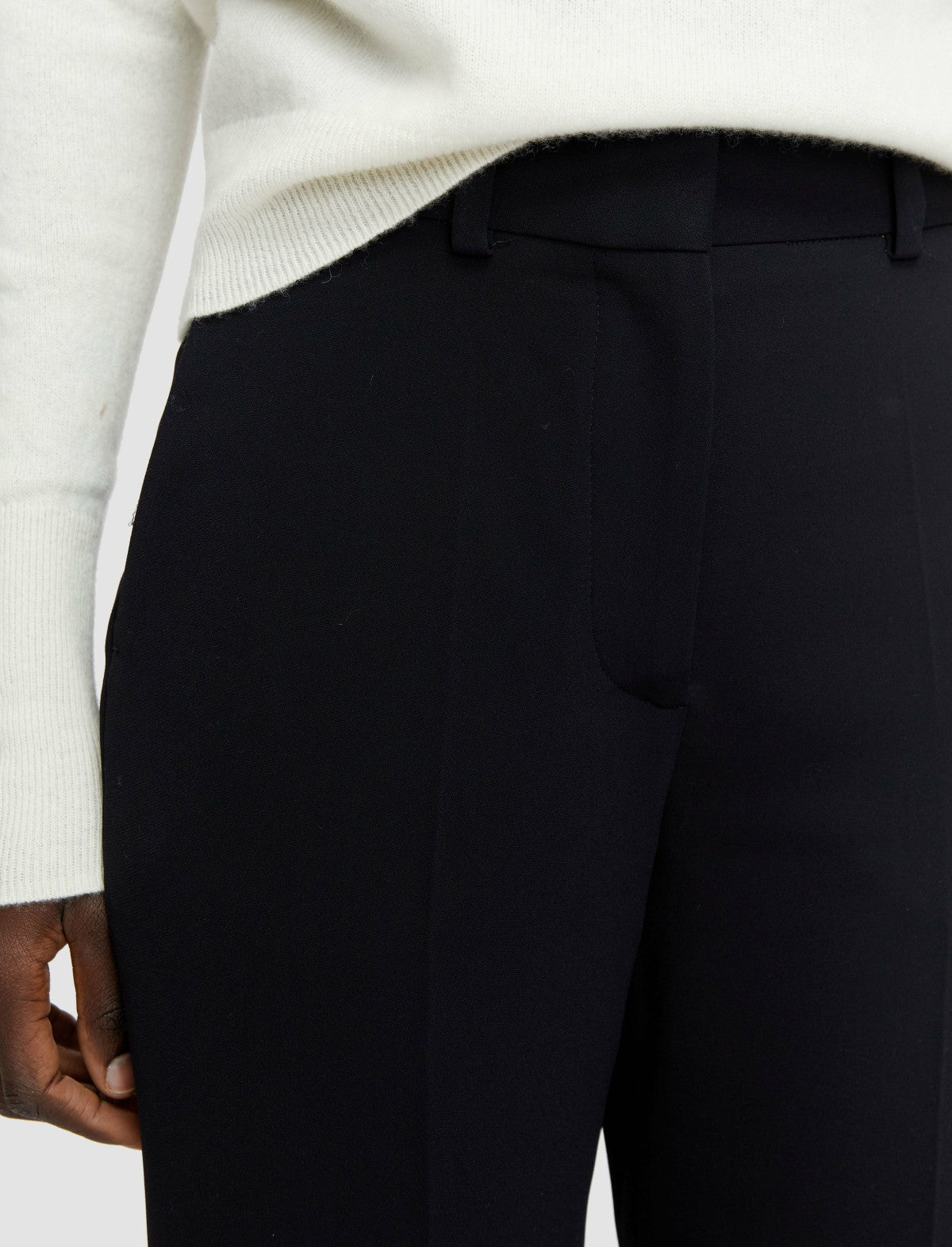 JOSEPH Fashion Women Comfort Cady Morissey Trousers Black