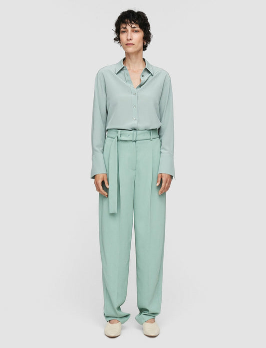 JOSEPH Fashion Women Comfort Cady Drew Trousers Sage