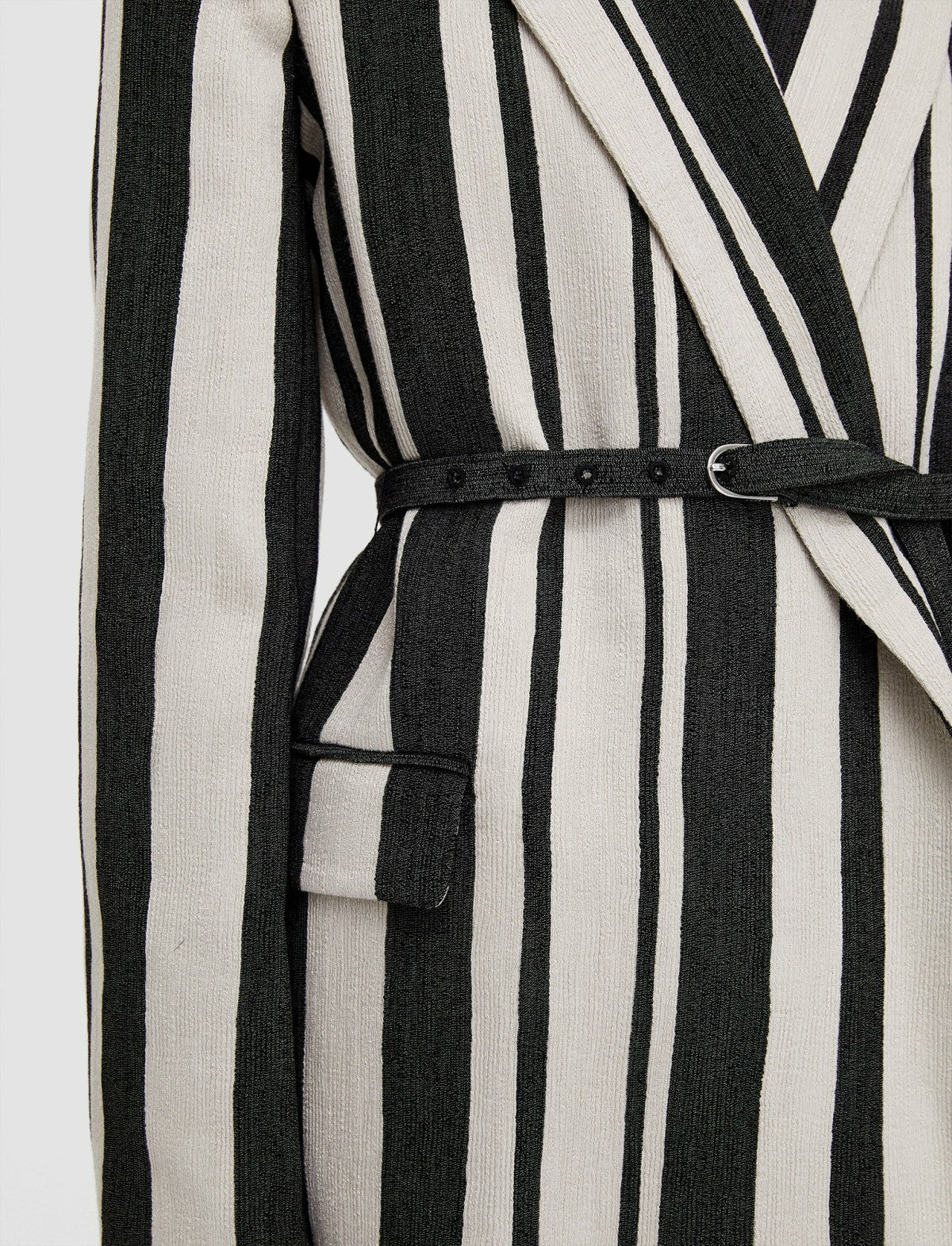 JOSEPH Fashion Women Joseph Stripe Jenner Jacket Oyster White/ Black