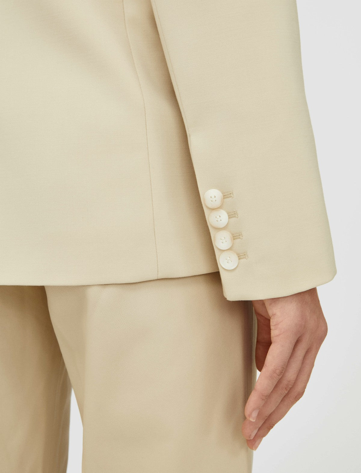 JOSEPH Fashion Women Jaden Tailoring Wool Stretch Jacket Safari