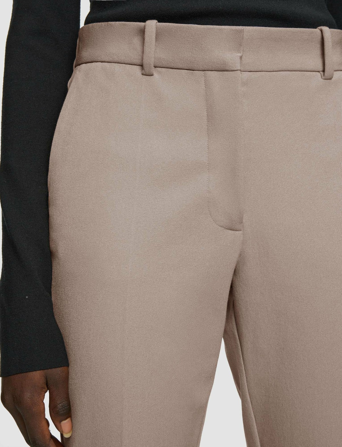 JOSEPH Fashion Women Coleman Gabardine Stretch Trousers Escargot