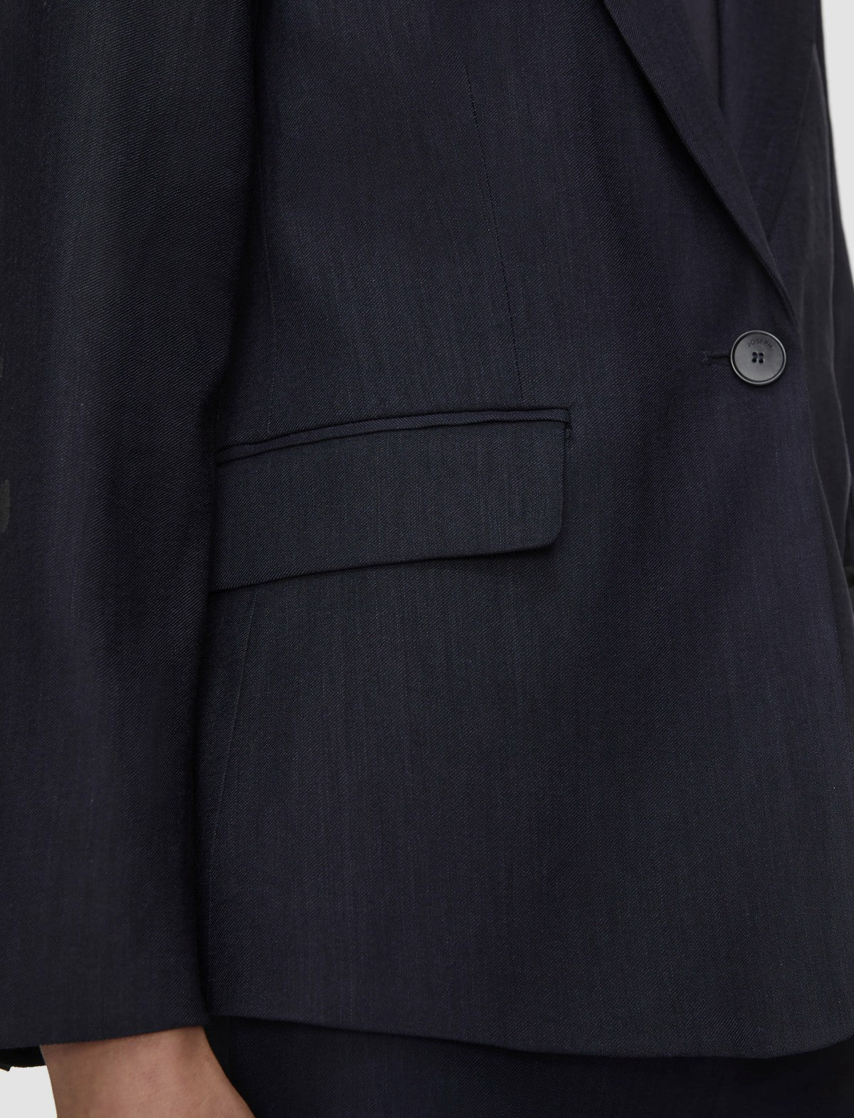 JOSEPH Fashion Women Marty Linen Stretch Jacket Navy