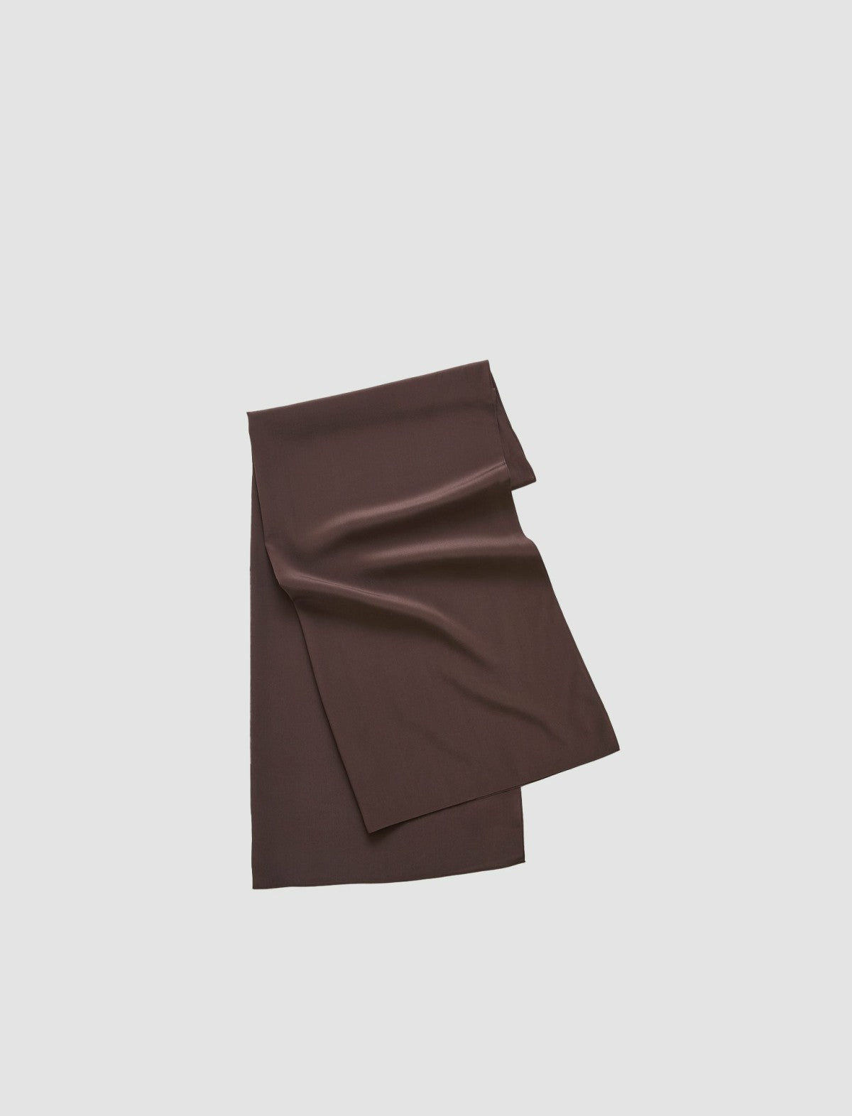 JOSEPH Fashion Women Crepe de Chine Silk Scarf Ebony