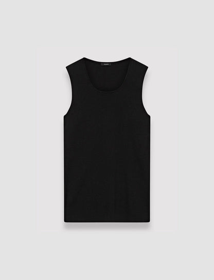 JOSEPH Fashion Women Silk Stretch Tank Top Black