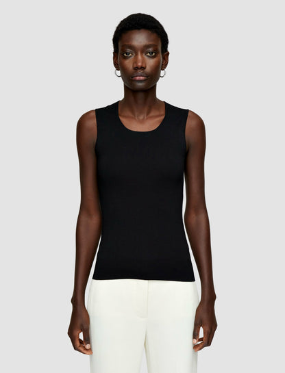 JOSEPH Fashion Women Silk Stretch Tank Top Black