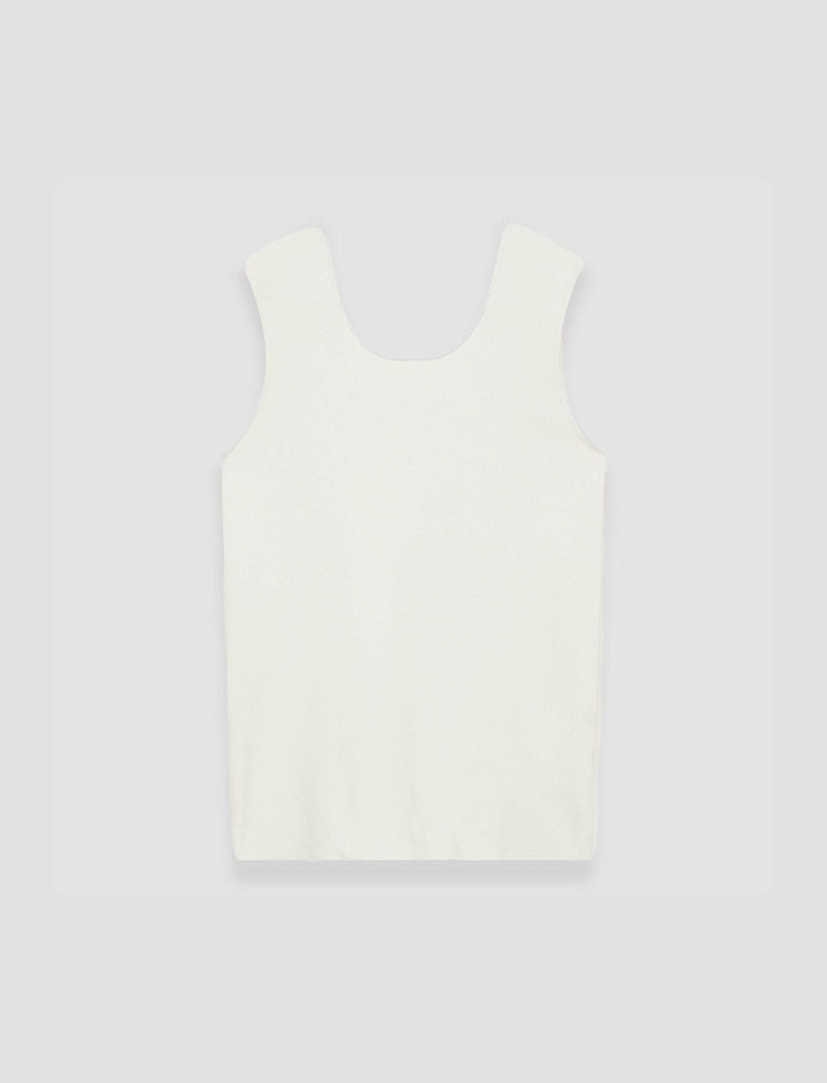 JOSEPH Fashion Women Silk Stretch Tank Top Ivory