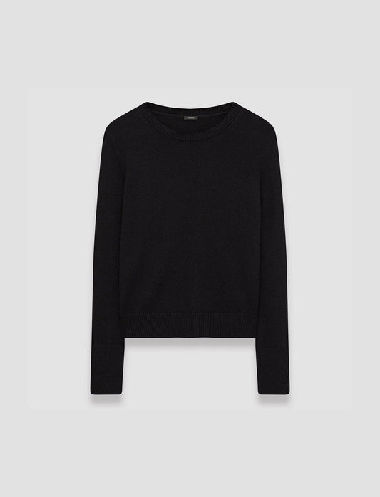 JOSEPH Fashion Women Pure Cashmere Round Neck Jumper Black