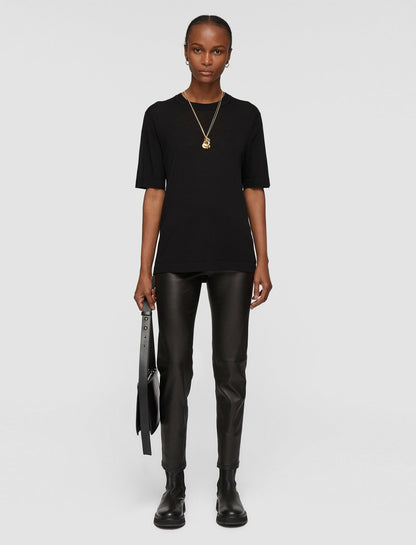 JOSEPH Fashion Women Cashair Top Black