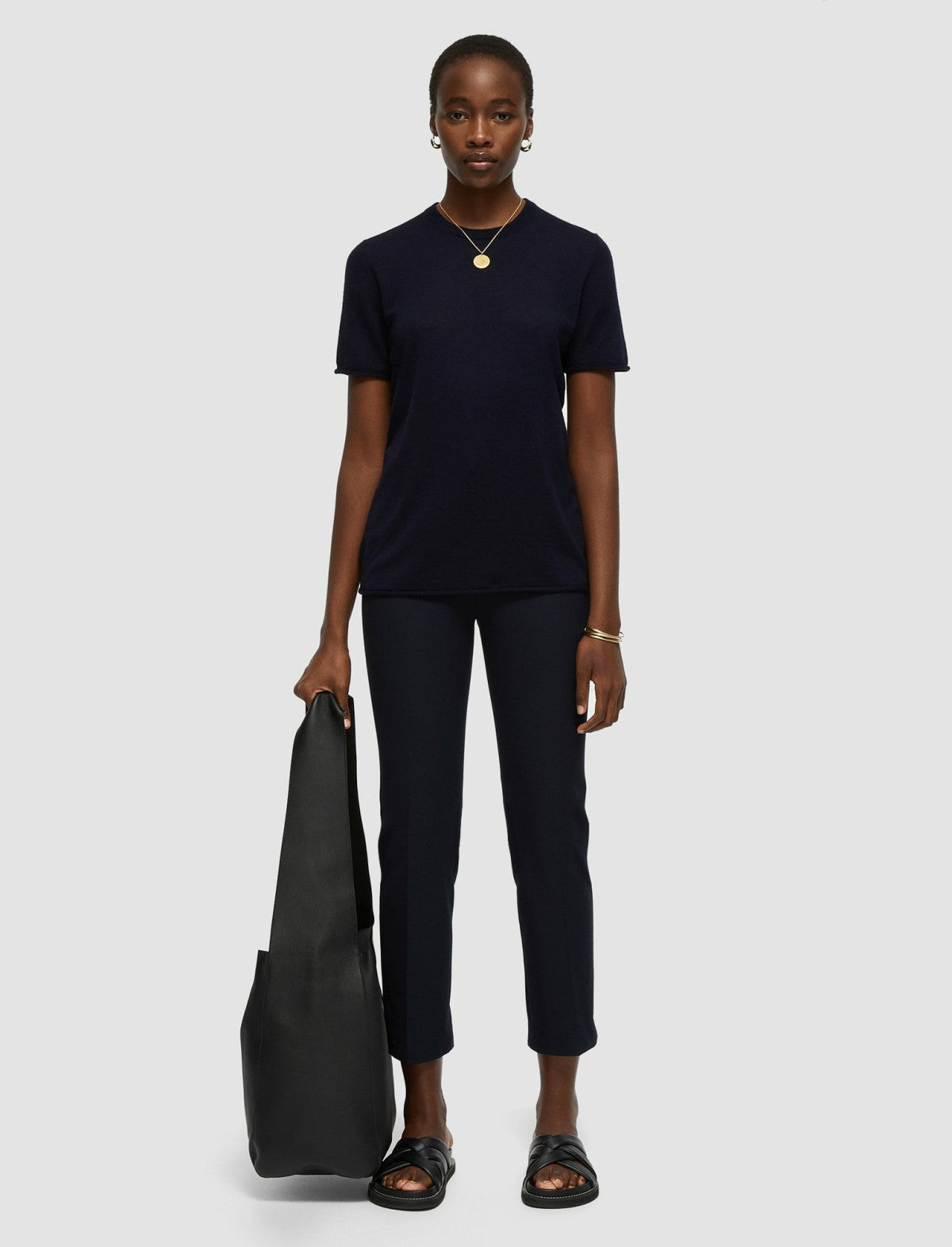 JOSEPH Fashion Women Cashair Top Navy
