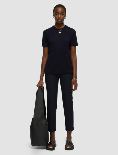 JOSEPH Fashion Women Cashair Top Navy