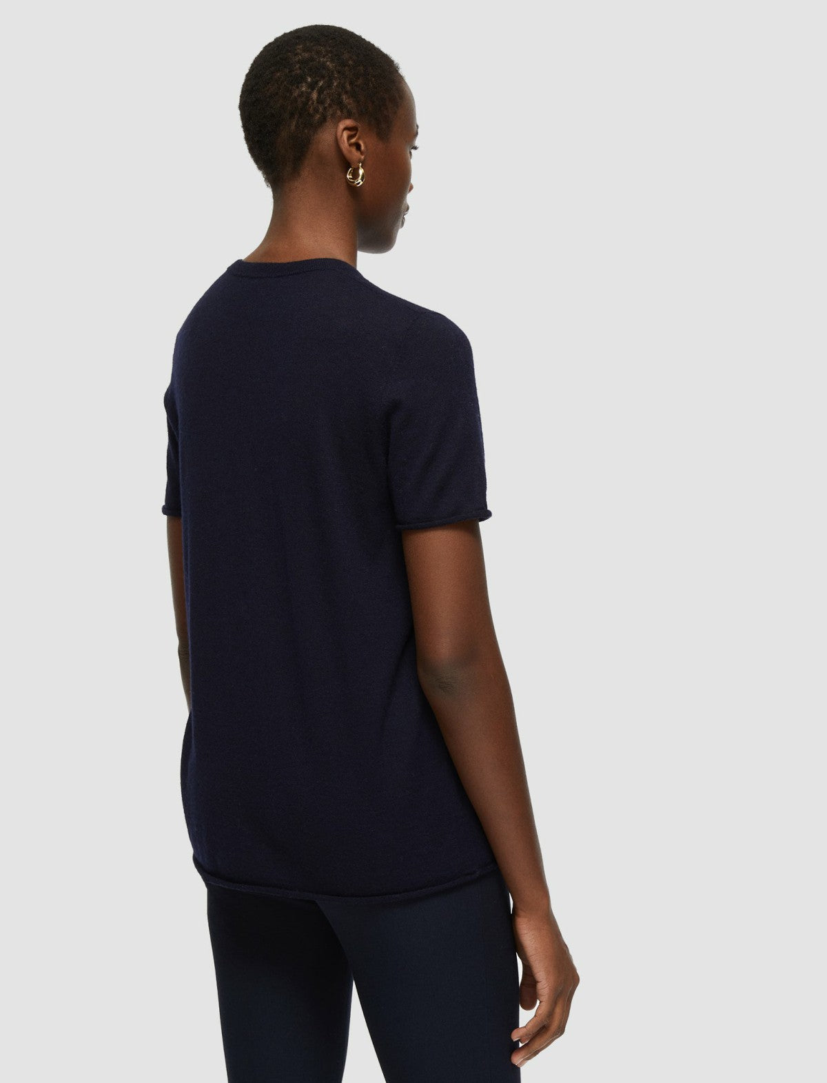 JOSEPH Fashion Women Cashair Top Navy