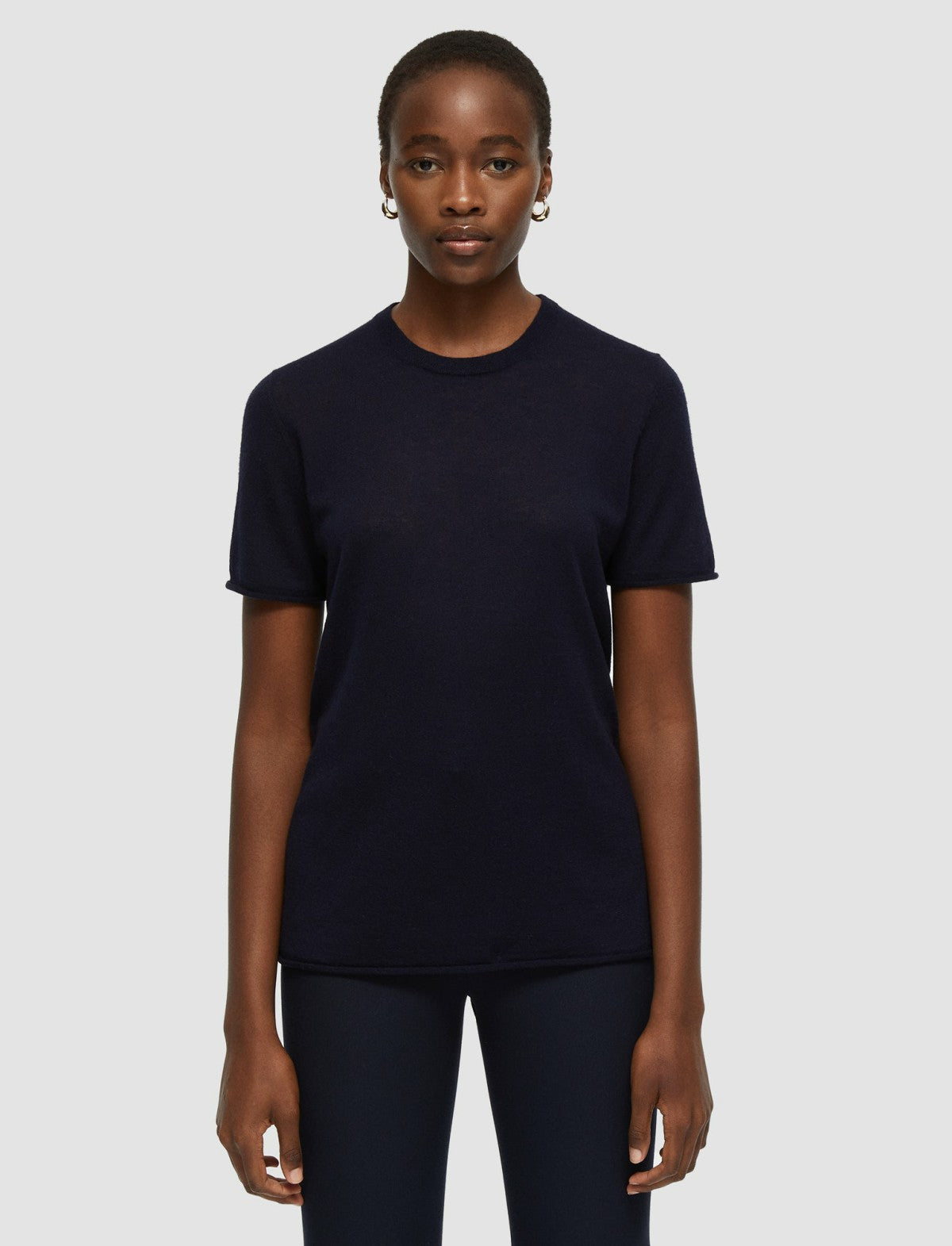 JOSEPH Fashion Women Cashair Top Navy