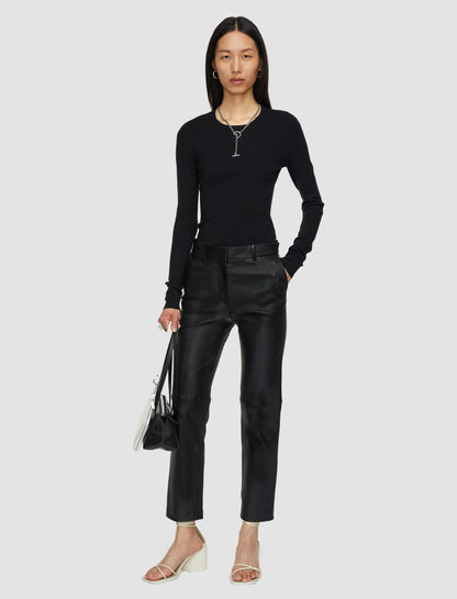 JOSEPH Fashion Women Silk Stretch Top Black