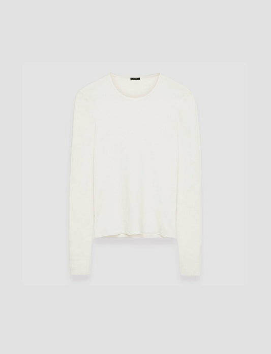 JOSEPH Fashion Women Silk Stretch Top Ivory