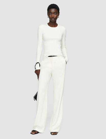 JOSEPH Fashion Women Silk Stretch Top Ivory