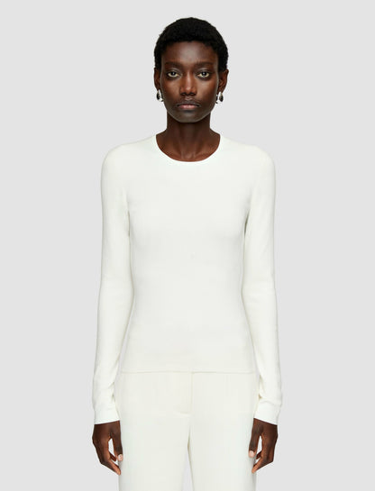 JOSEPH Fashion Women Silk Stretch Top Ivory