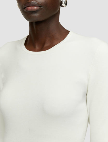 JOSEPH Fashion Women Silk Stretch Top Ivory