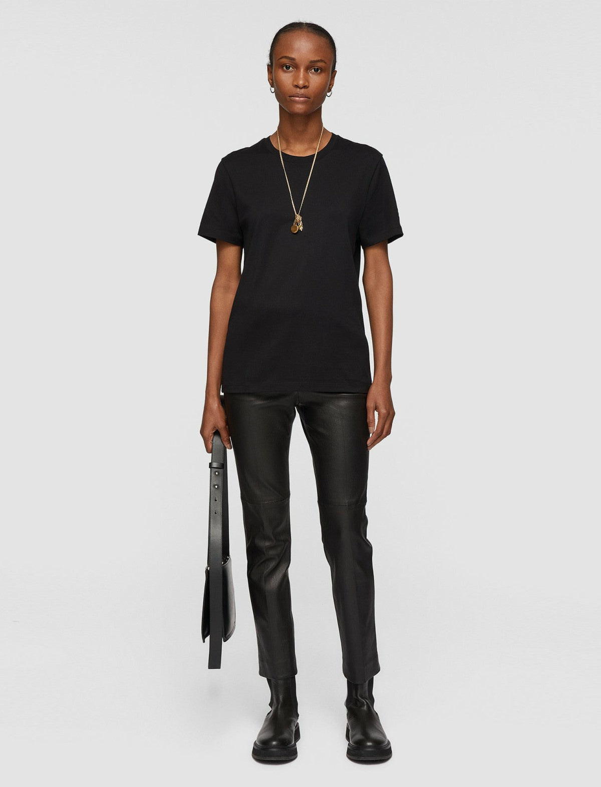 JOSEPH Fashion Women Cotton JOSEPH T-Shirt Black