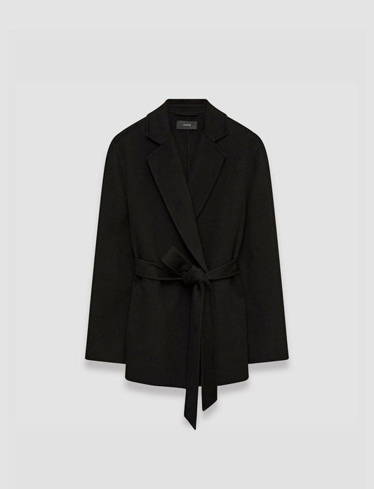 JOSEPH Fashion Women Double Face Cashmere Cenda Coat Black