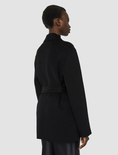 JOSEPH Fashion Women Double Face Cashmere Cenda Coat Black