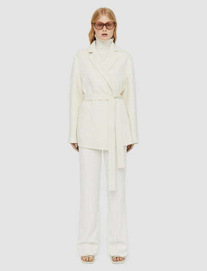 JOSEPH Fashion Women Double Face Cashmere Cenda Coat Ivory
