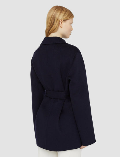 JOSEPH Fashion Women Double Face Cashmere Cenda Coat Navy