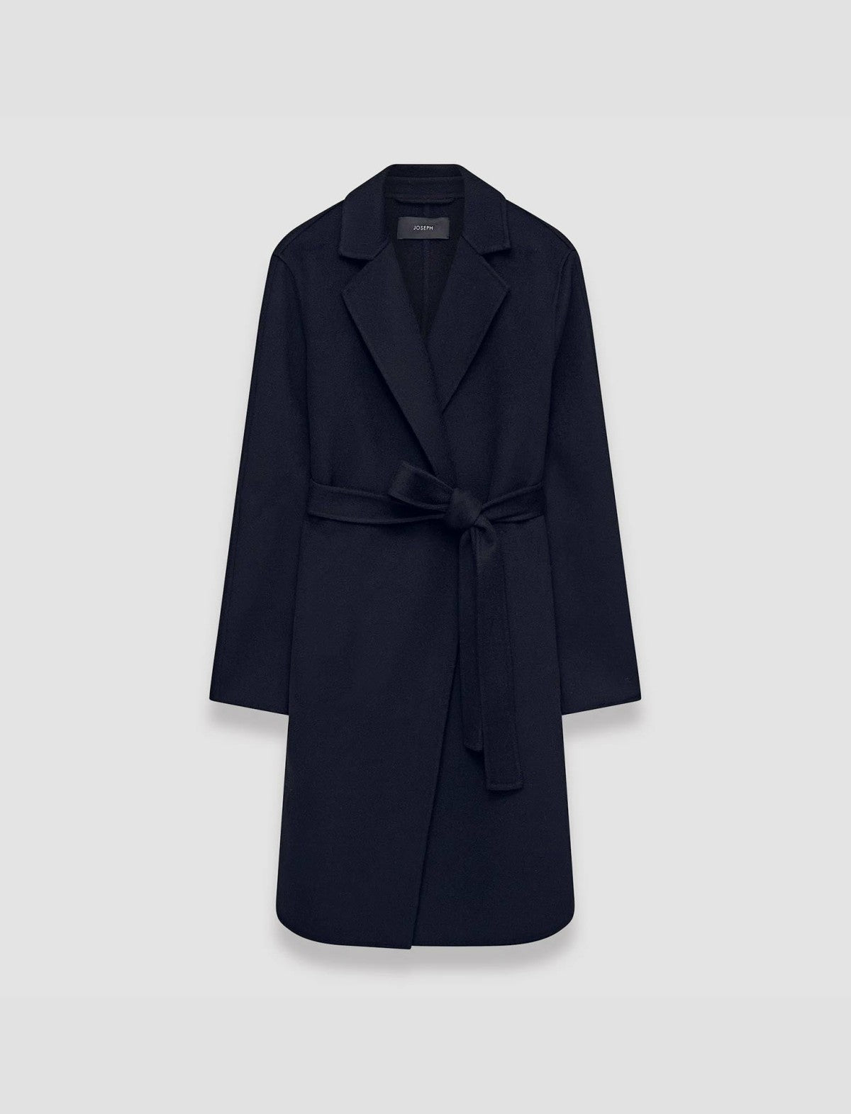 JOSEPH Fashion Women Double Face Cashmere Cenda Long Coat Navy