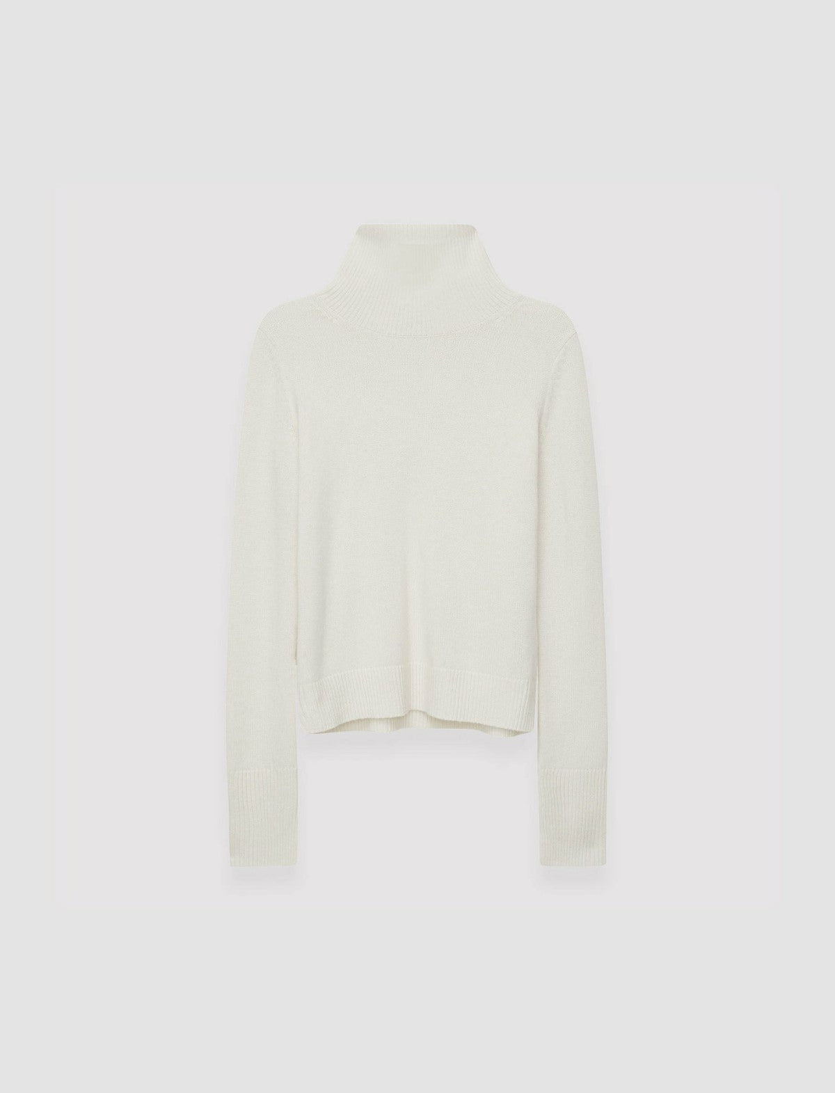 JOSEPH Fashion Women Pure Cashmere High Neck Jumper Ivory