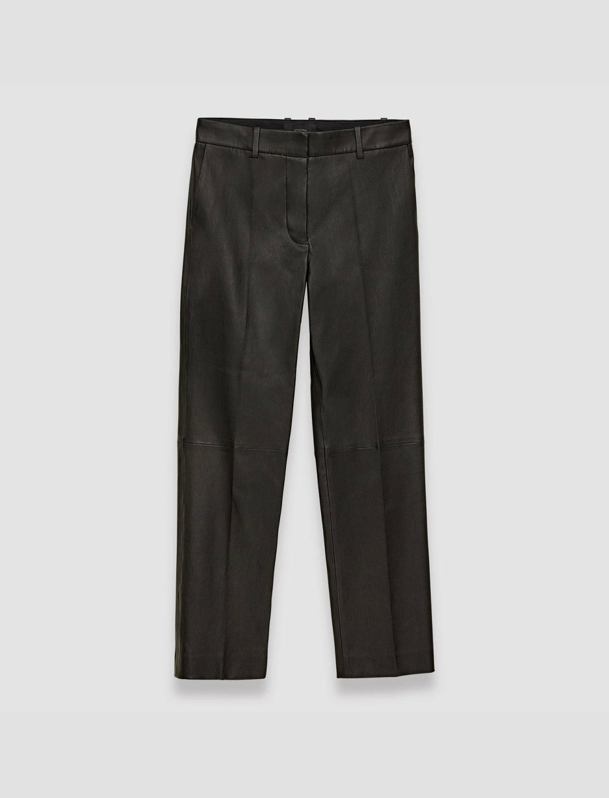 JOSEPH Fashion Women Coleman Leather Stretch Trousers Black
