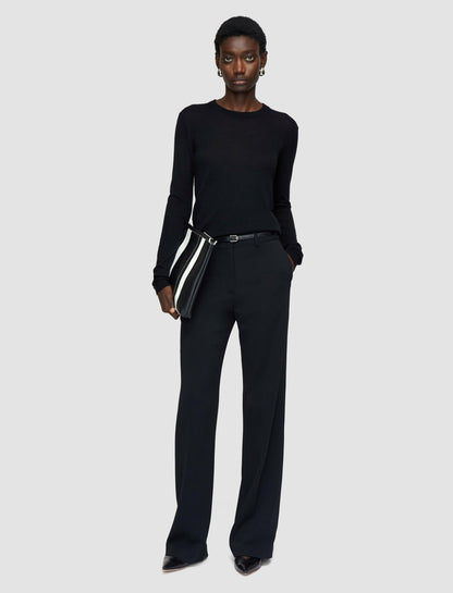 JOSEPH Fashion Women Cashair Round Neck Jumper Black