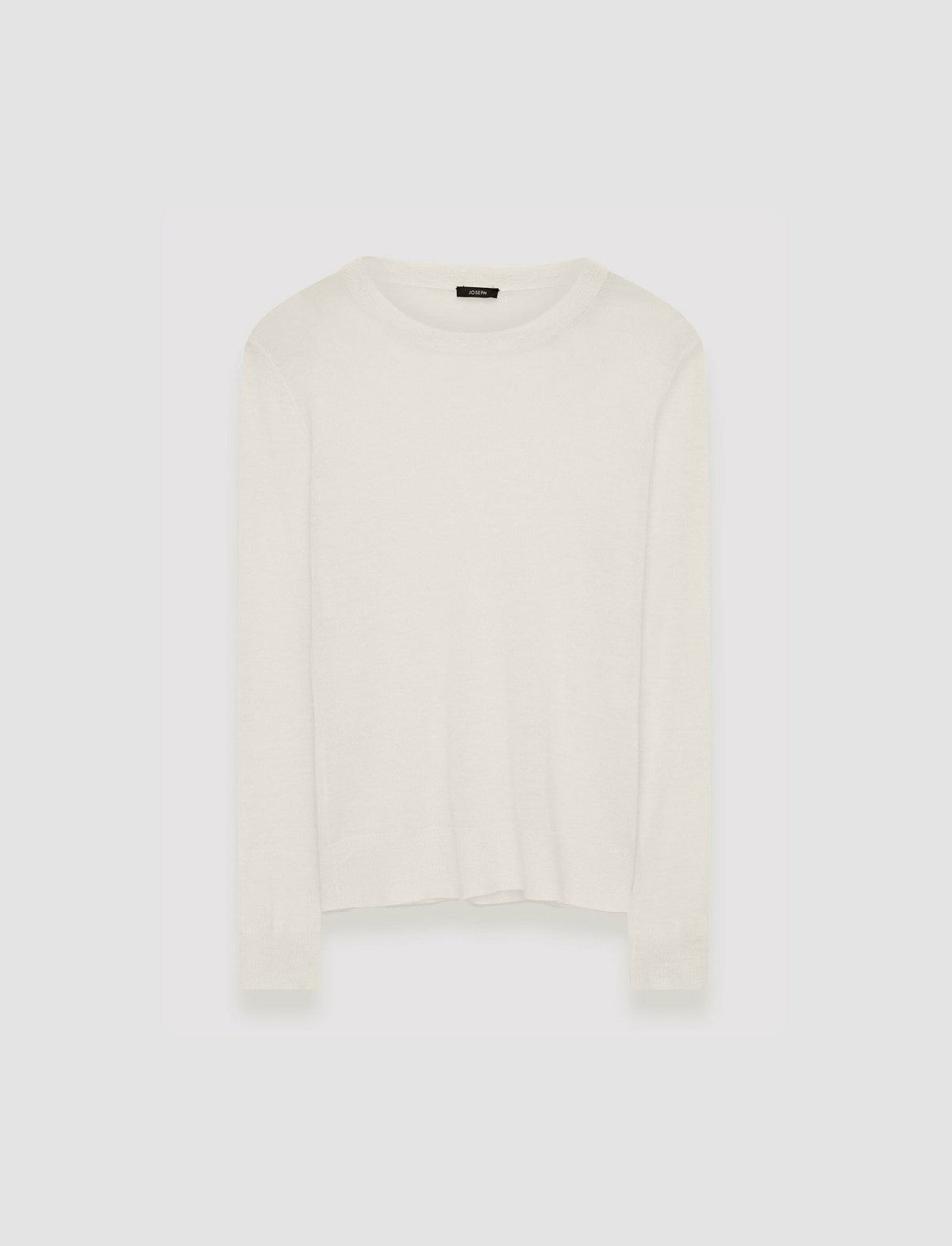 JOSEPH Fashion Women Cashair Round Neck Jumper Ivory
