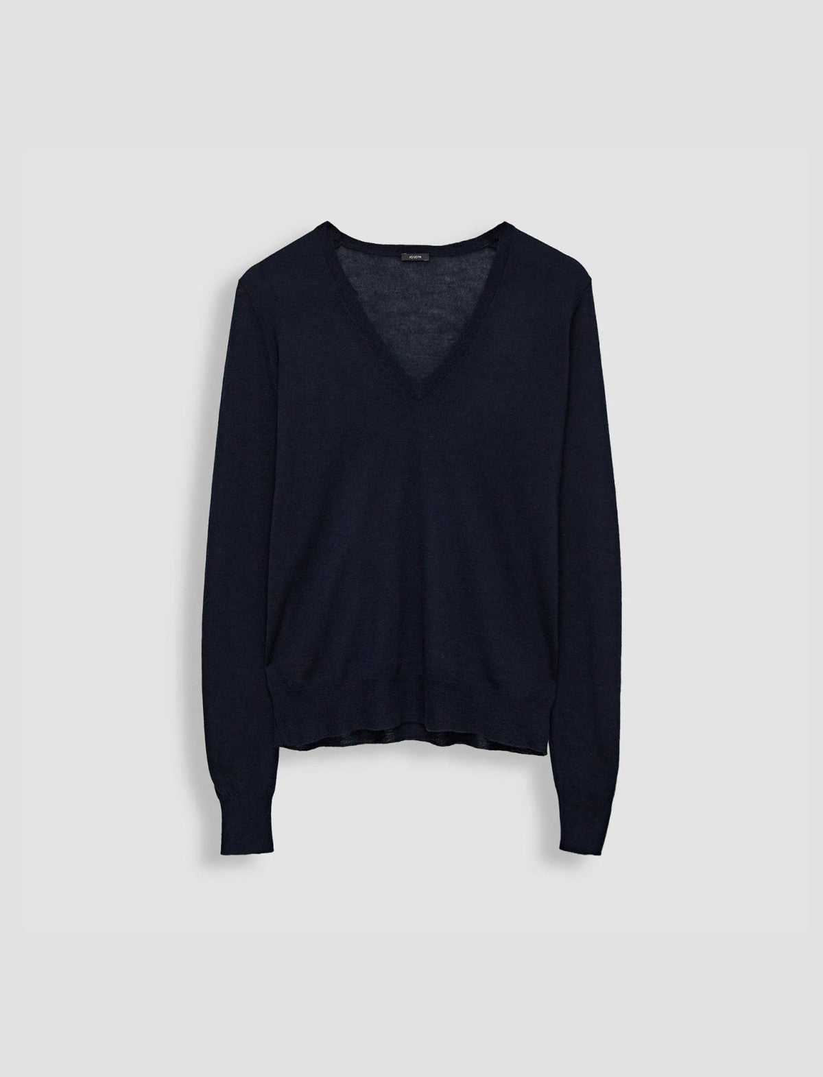 JOSEPH Fashion Women Cashair V Neck Jumper Navy