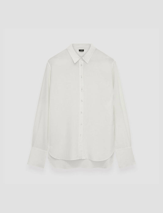 JOSEPH Fashion Women Joe Silk Crepe de Chine Blouse Ivory