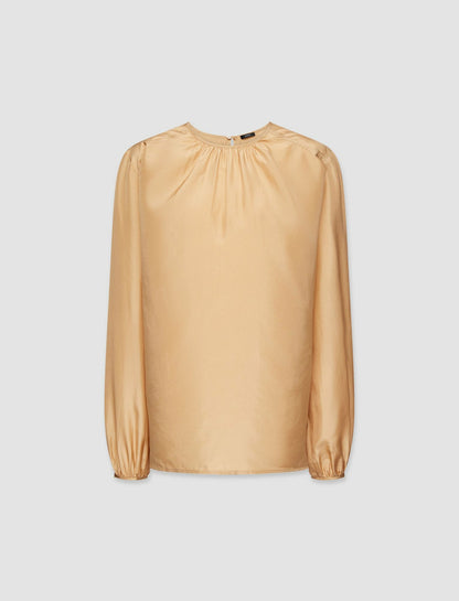 JOSEPH Fashion Women Habotai Belina Top Fawn