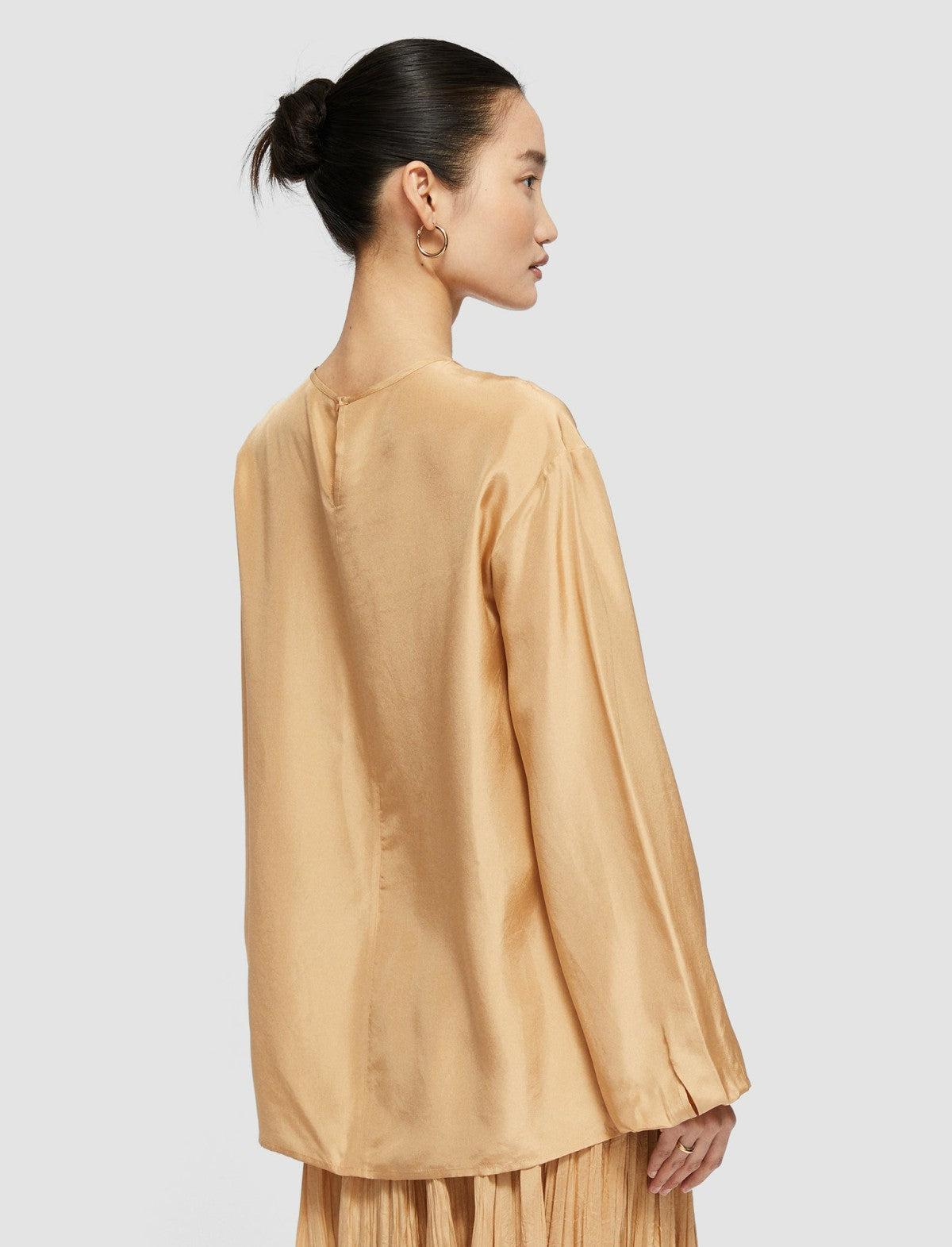 JOSEPH Fashion Women Habotai Belina Top Fawn