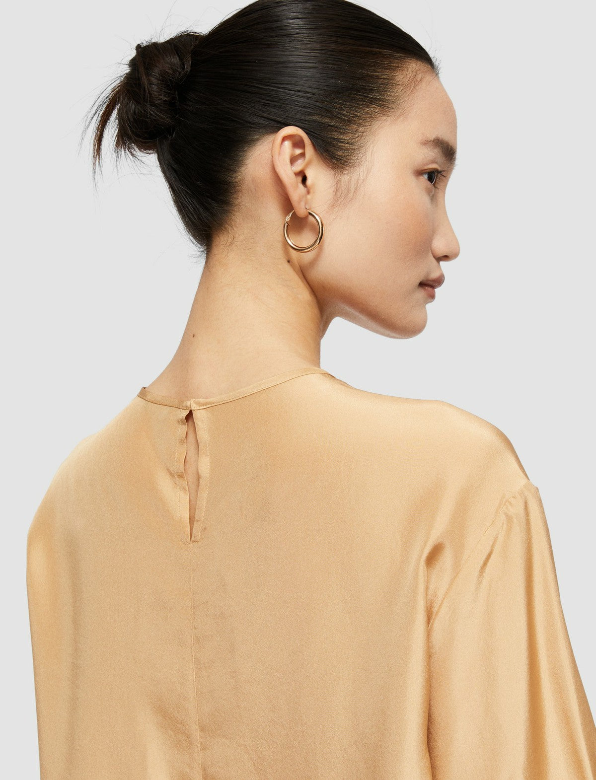 JOSEPH Fashion Women Habotai Belina Top Fawn