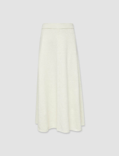 JOSEPH Fashion Women Linen Cardigan Stitch Skirt Ivory