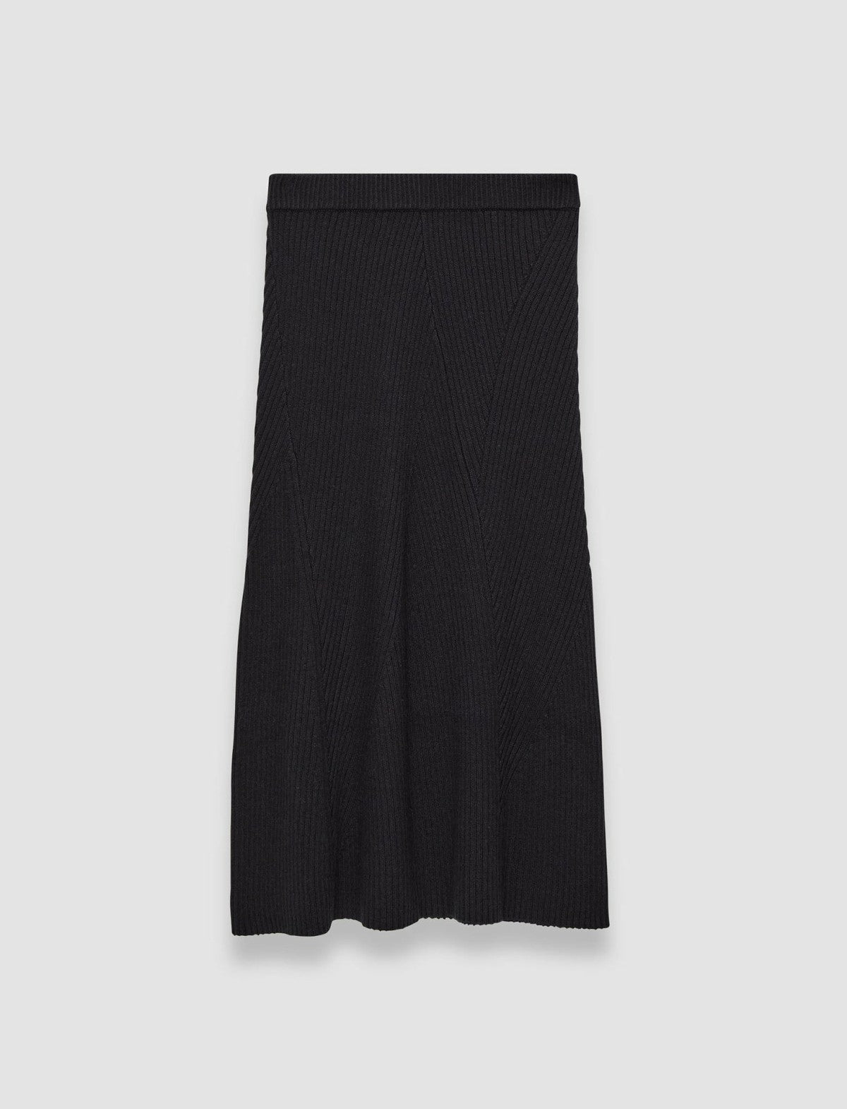 JOSEPH Fashion Women Luxe Cardigan Stitch Skirt Black
