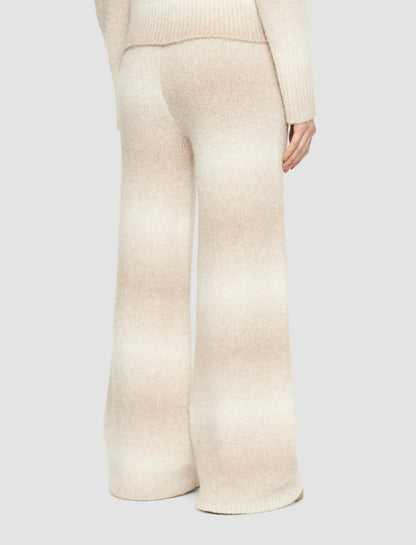 JOSEPH Fashion Women Printed Knit Trousers Ivory