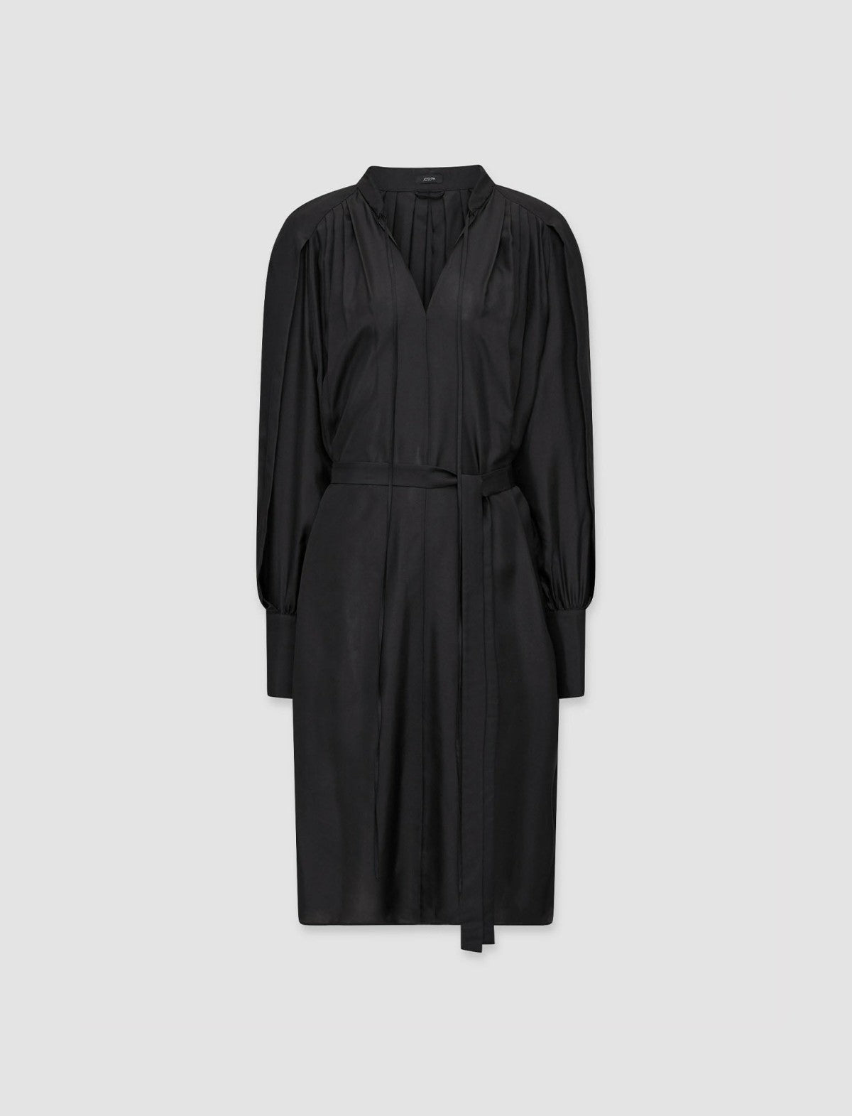 JOSEPH Fashion Women Silk Habotai Dewar Dress Black
